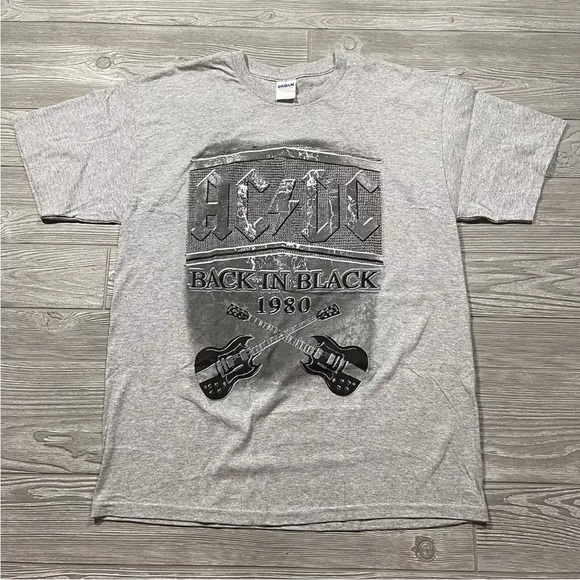 AC/DC Back In Black 1980 USA T-Shirt - Picture 1 of 6